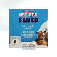 Ferrero Kinder Pingui, Milchschnitte - Ice Age Fan CD - CD 1 - Scrat Ferrero Kinder Pingui, Milchschnitte - Ice Age Fan CD - CD 1 - Scrat