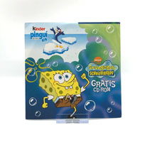 Ferrero Kinder Pingui - SpongeBob Schwammkopf Gratis CD-ROM Ferrero Kinder Pingui - SpongeBob Schwammkopf Gratis CD-ROM